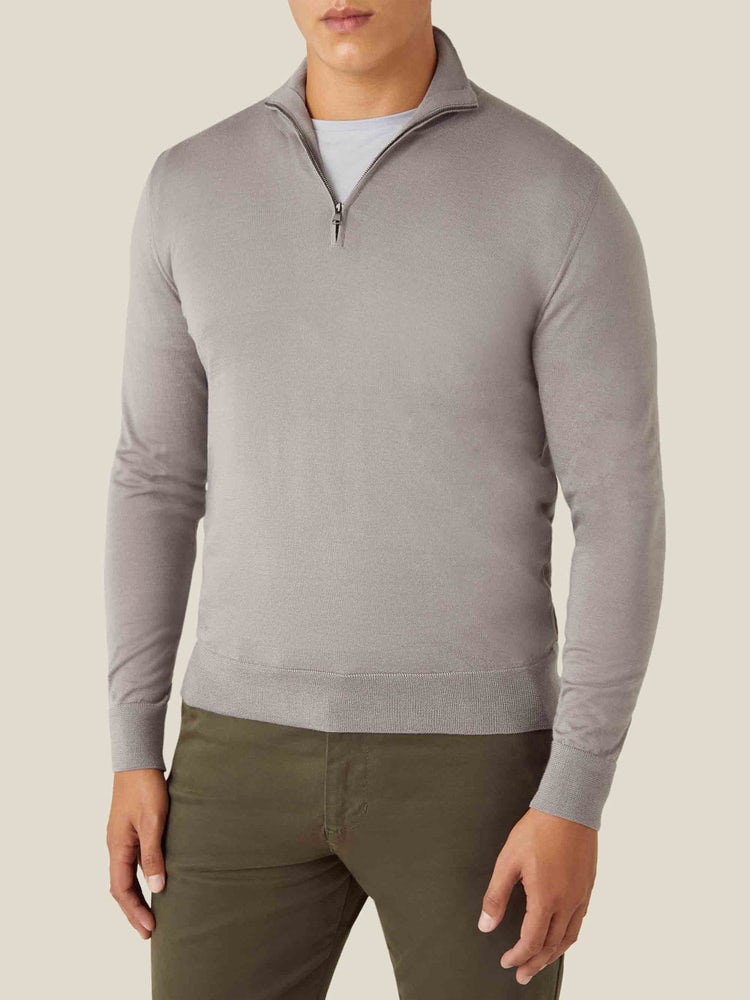 Pullover mit Reißverschluss
